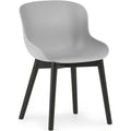 Thumbnail photo of Hyg Chair Wood - Dining Chair - Grey - Black Oak - H: 84 x L: 54 x D: 53.5 x Sh: 46 cm
