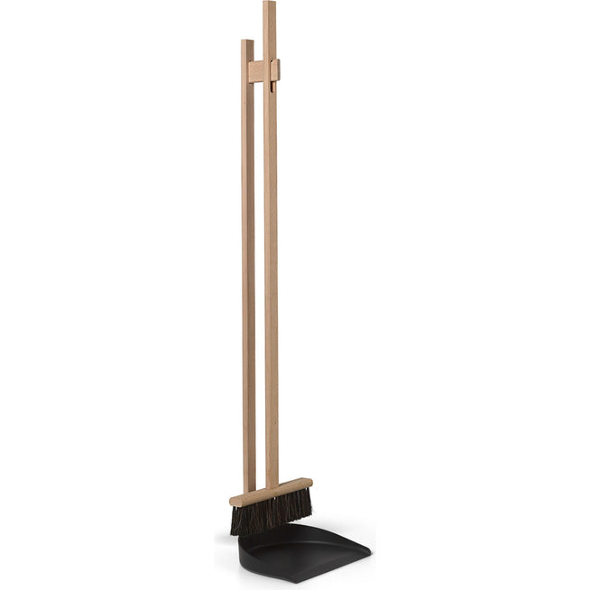 Photo of Icon Broom Set - Fejebakke & Kost - Natural - W: 23 X H: 103 X D: 21 Cm