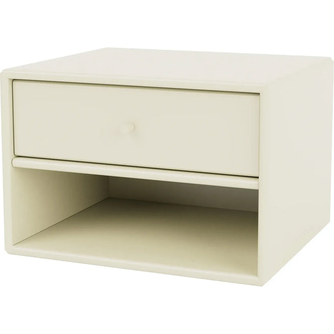 Photo of Dash Nightstand - Suspension Rail - Vanilla - White - Mdf