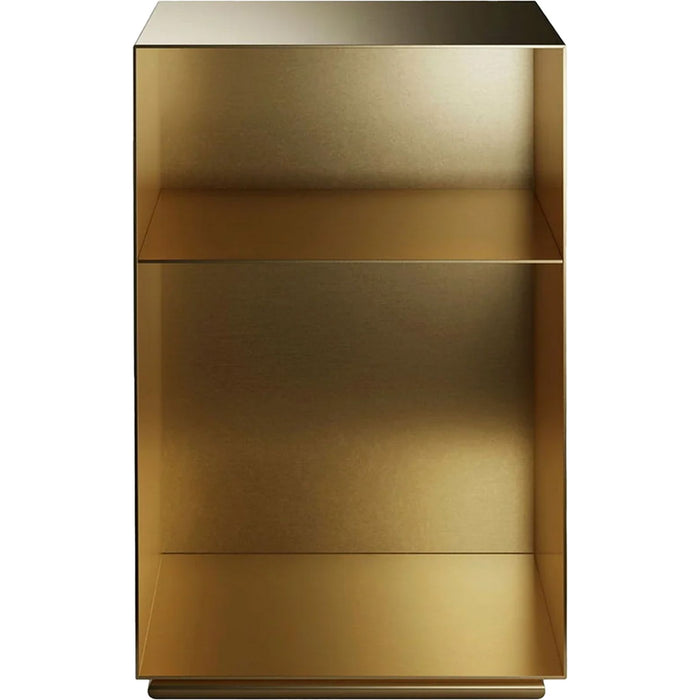 Photo of Holme Bedside Table Brass 37x37x60 Cm - Sängbord - Guld - Metall