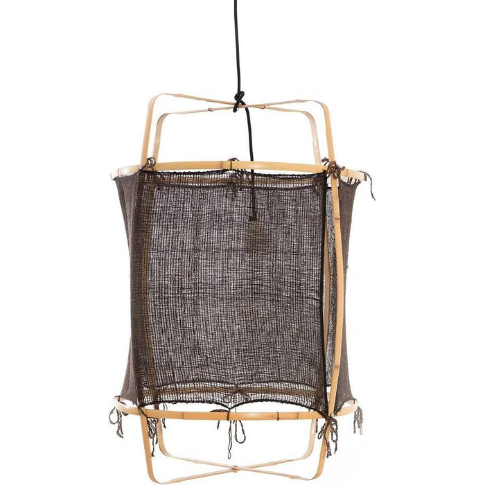 Photo of Hanging Lamp Z22 Blonde Bamboo Black Cashmere Ø48.5x72.5cm