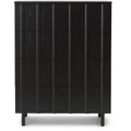 Thumbnail photo of Rib Dresser W. 4 Drawers Soft Black - Dressers - Simon Legald - Black - Wood
