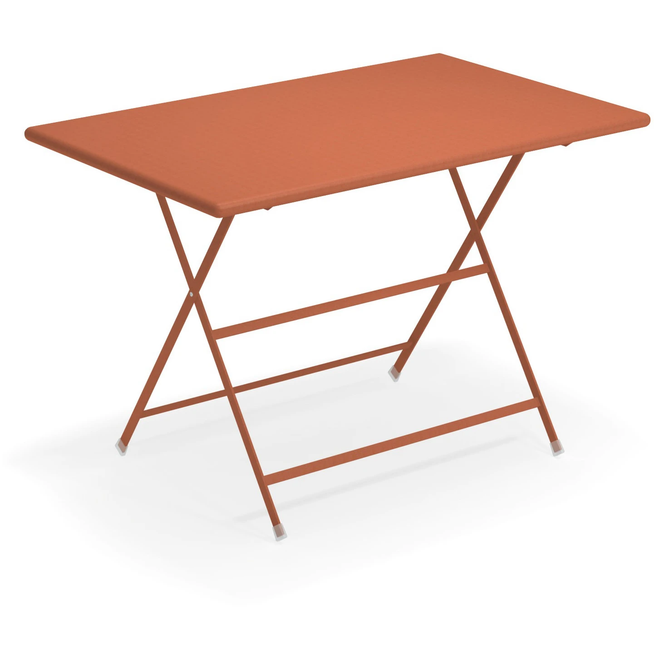Photo of Arc En Ciel Folding Table 110 cm, Maple Red - Garden Table - Red - Metal
