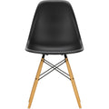 Eames Plastic Chair Dsw - 12 Deep Black - Golden Maple - Matstolar - Charles & Ray Eames - Svart - Metall/trä/plast