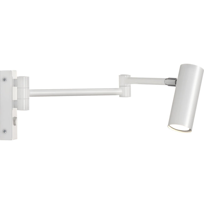 Photo of Puck Wall Lamp, white, cable, Br: 49.5 cm - Bedside lamps - Åke Hultgren - White