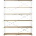 Thumbnail photo of A91 Nordhavn Shelving H: 186 X 160,5 Cm - Oak/Silk Grey