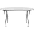 Thumbnail photo of B612 Superellips, 100x150 Cm, Laminat, Vit, Krom - Matbord - Arne Jacobsen,bruno Mathsson,piet Hein - Vit - Metall/trä