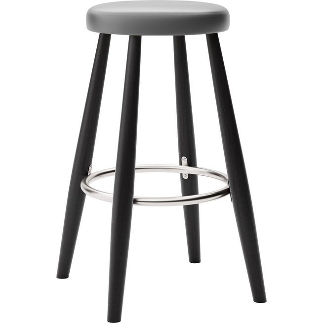 Photo of Ch58 Bar Stool - Black Lacquered Oak
