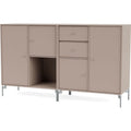 Thumbnail photo of Couple Sideboard - Mushroom / Matt Chrome Legs - Sideboards - Peter J. Lassen - Beige - Mdf