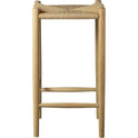 J164c Counter Squared Bar Stool Oak