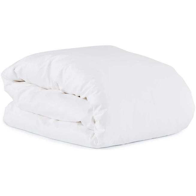 Photo of Satina Duvet cover eco, white, 200 x 220 - duvet cover - white