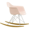 Thumbnail photo of Eames Plastic Armchair Rar - 41 Pale Rose - Chrome Base - Golden Maple - Dining Chairs - Metal/wood/plastic