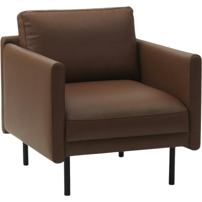 Photo of Rar Armchair - Lænestol - Omaha Leather Cognac - W79 X D87 X H81 Cm
