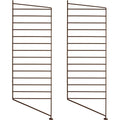 Thumbnail photo of String Golvgavel 200 X 30 Cm, Brun, 2-pack - Hyllsystem - Nils Strinning - Brun - Metall