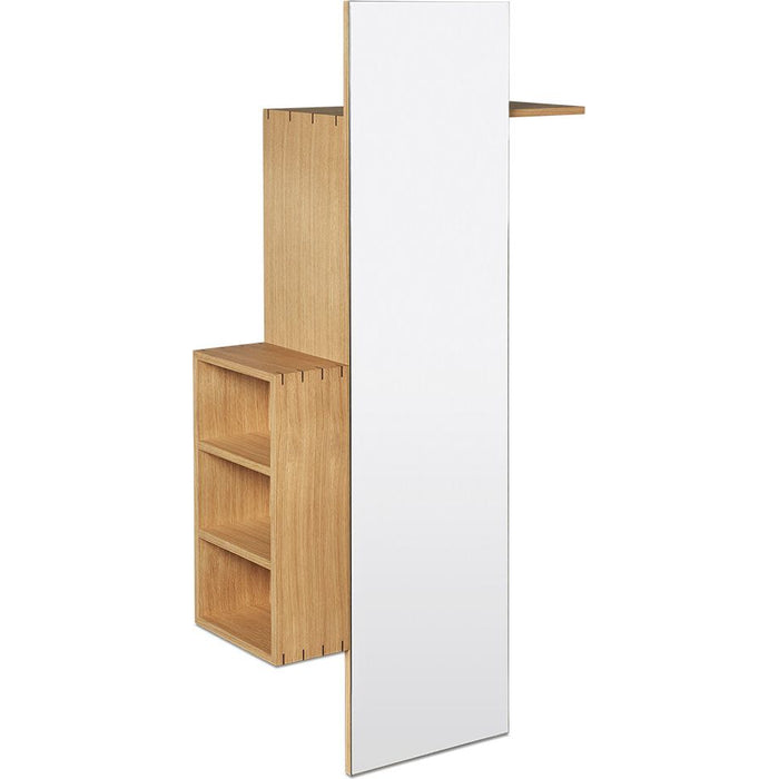 Photo of Bon Hallway Cabinet  - Skab - Olieret Eg - W70 X D27.4 X H138 Cm