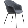 Thumbnail photo of Bat Dining Chair, Fully Upholstered, Conic Base