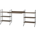 Thumbnail photo of String Headboard 85, Black, 2-pack - Shelving - Nils Strinning - Black - Metal