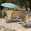 Alizé Sunlounger Nutmeg - Sun loungers & loungers - Pascal Mourgue - Metal