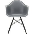 Eames Plastic Armchair Daw - 56 Granite Grey - Black Maple - Matstolar - Charles & Ray Eames - Grå - Metall/trä/plast