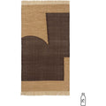 Thumbnail photo of Forene Gulvtæppe - Gulvtæppe - 80 X 140 - Tan/chocolate - W80 X D1 X H140 Cm