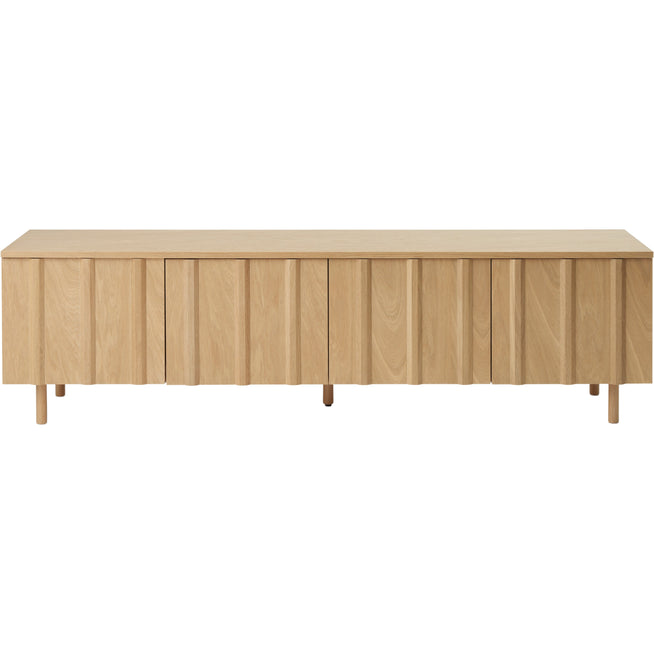 Photo of Rib Sideboard Low Oak - Sideboards - Simon Legald - Träfärgad - Trä