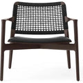 Thumbnail photo of Vipp488 Cabin Loungefåtölj Dark Oak-black Leather