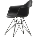 Eames Plastic Armchair Dar - 12 Deep Black - Basic Dark Base - Matstolar - Charles & Ray Eames - Svart - Metall/plast