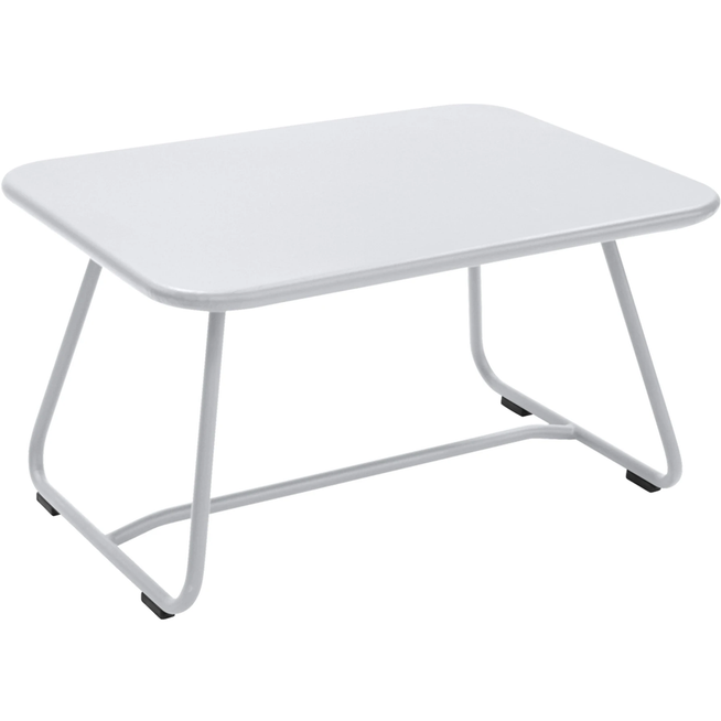 Photo of Sixties Low Table, Cotton White - Småbord & Sidobord Utomhus - Frédéric Sofia - Vit - Metall