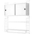 Thumbnail photo of String Bars for Metal Shelves 78, White - Shelving - Nils Strinning - White - Metal