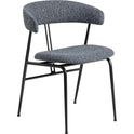 Violin Dining Chair, Fully Upholstered