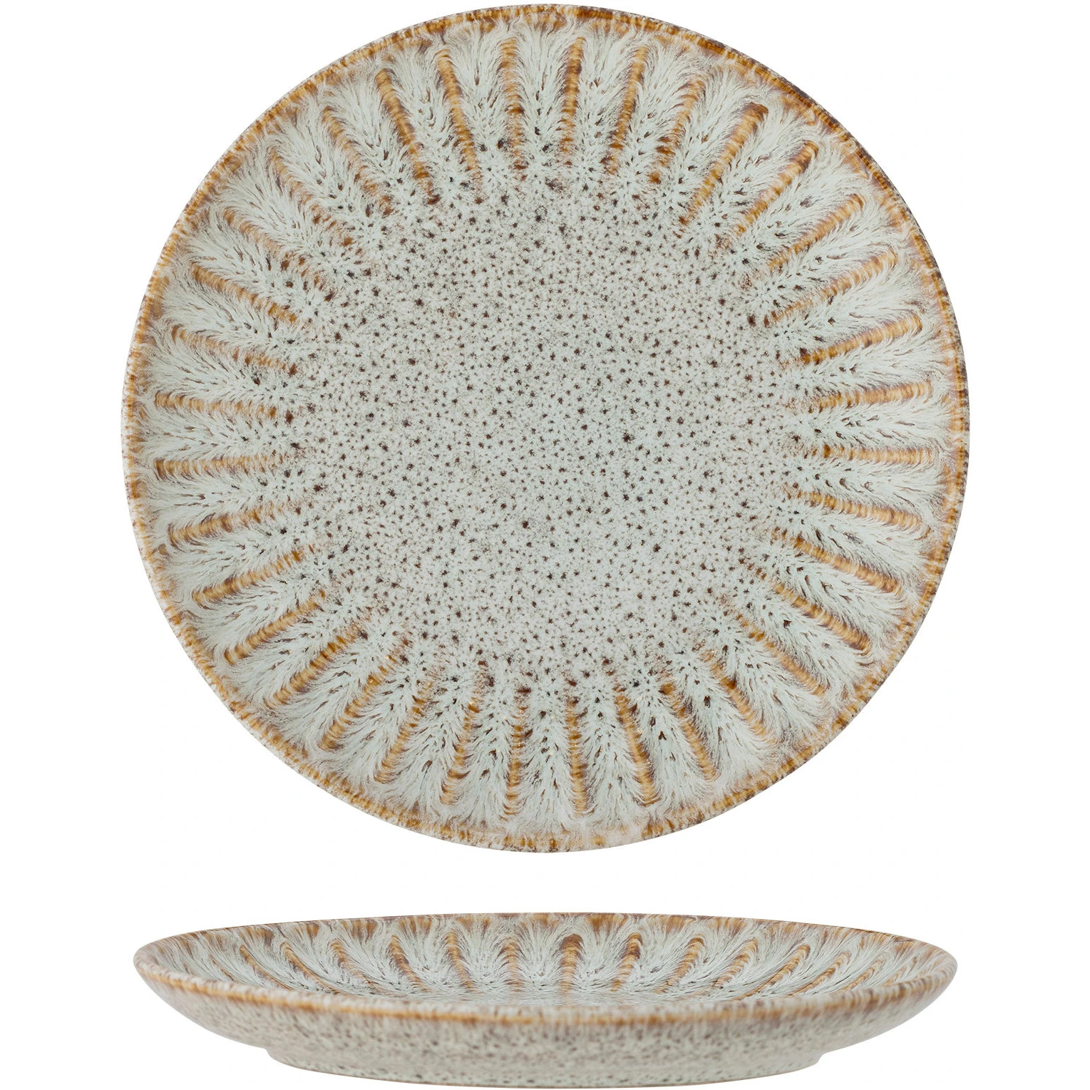 Fleur plates ø21cm set of 6 pcs