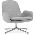 Era Lounge Chair Low Swivel Alu
