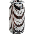 Thumbnail photo of Splash Roll Neck Vase Xs 19 Cm Coffee And White