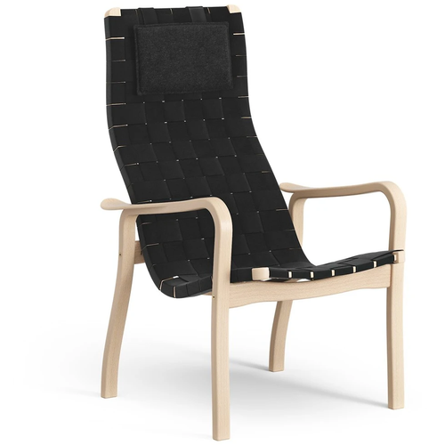Photo of Primo Arm Chair High With Neck Cushion Laquered Beech