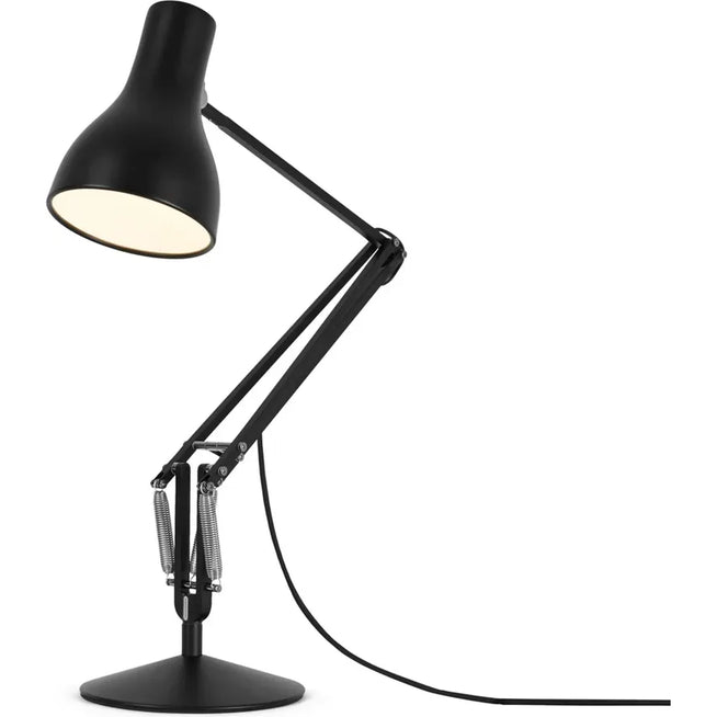 Photo of Type 75 Desk Lamp Jet Black - Desk Lamps - Sir Kenneth Grange - Black