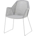 Thumbnail photo of Breeze Stol 5467 Li/ls/lw  - Havestol - Hvid-grå - B: 60 X D: 62 X H: 83 X Sh: 45 Cm