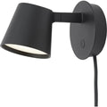 Thumbnail photo of Tip Wall Lamp Black - Bedside lamps - Jens Fager - Black