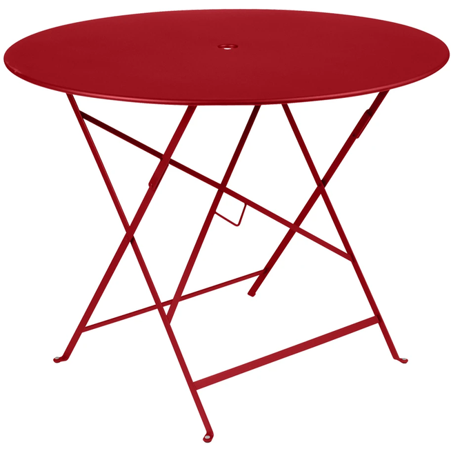 Photo of Bistro Table 96 cm Poppy 67 - Garden Table - Red - Metal