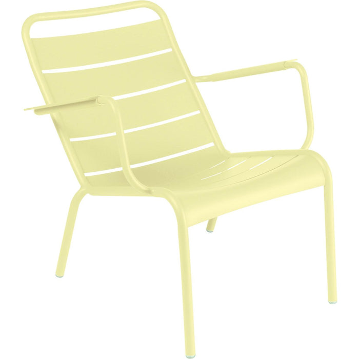 Photo of Luxembourg Low Armchair Frosted Lemon A6 - Matstolar Utomhus - Frédéric Sofia - Gul - Metall