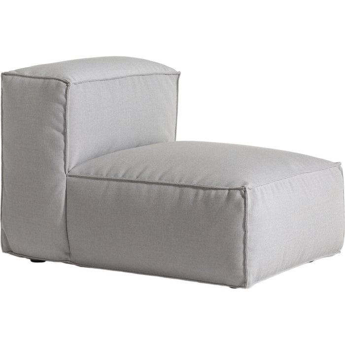 Photo of Asker Sofa Mid Section, Small, Light Grey Sunbrella Sling - Utomhussoffor - Martin Dos Santos