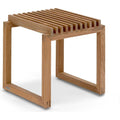 Thumbnail photo of Cutter Teak - Stools - Niels Hvass - Wood-coloured - Wood