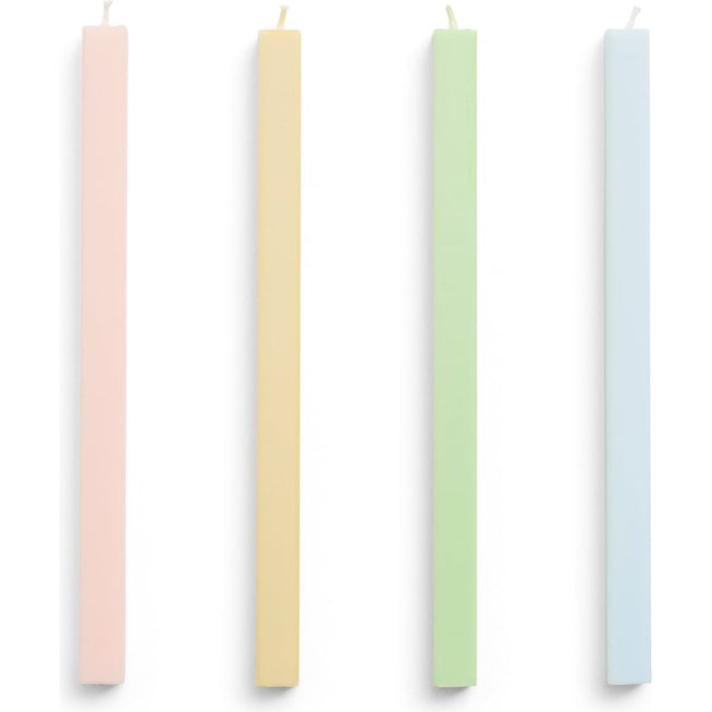 Photo of Square Candle 4 pcs., pastel from Hay