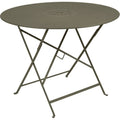 Thumbnail photo of Floréal Table Ø 77 cm, Rosemary - Outdoor dining table - Green - Metal