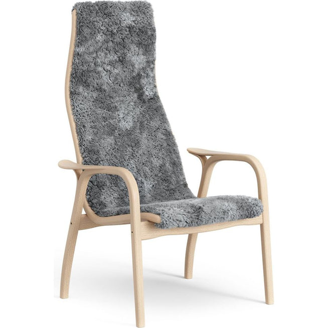 Photo of Lamini Children's Arm Chair Laquered Beech/sheep Skin