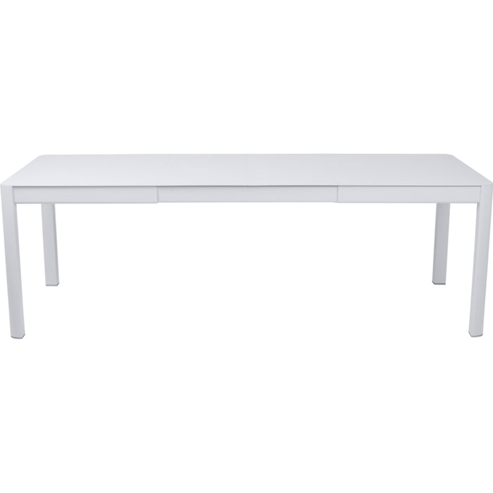 Photo of Ribambelle Table With 2 Extensions, Cotton White - Matbord Utomhus - Vit - Metall