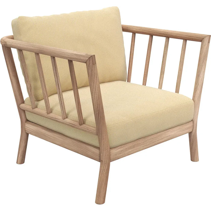 Photo of Tradition Lounge Chair - Honey Yellow - Teak Fsc 100% - Outdoor Sofas
