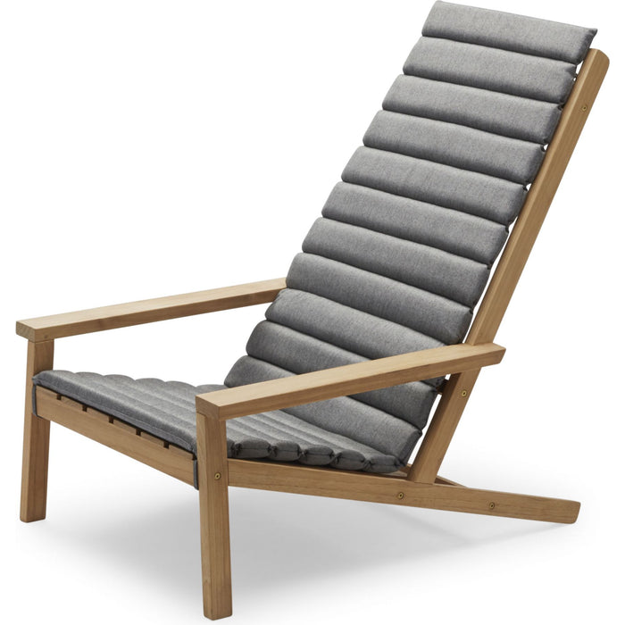 Between Lines Deck Chair Cushion Ash - Dynor & Kuddar - Stine Weigelt - Grå