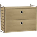Thumbnail photo of String Wall Rack 50 X 30 cm, Brown, 2-pack - Shelving - Nils Strinning - Brown - Metal