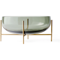 Thumbnail photo of Echasse Series - Bowl Smoke/brushed Brass, Large - Serveringsskålar - Theresa Rand - Glas/metall