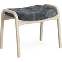 Lamino Foot Stool White Pigmented Oak/Sheep Skin